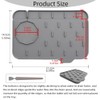 Splash Catcher Guard and Soap Sponge Holder, Splash-proof Water Absorbent