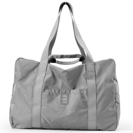 TRIWONDER For Spirit Airlines Personal Item Bag 18x14x8 Foldable Travel Duffel Bag Tote Carry on Luggage Duffle Overnight for Women and Men (Gray) One_Size