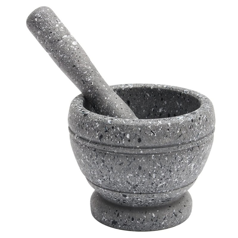 Resin Pestle & Mortar Set Garlic Herb Spice Mixing Grinder