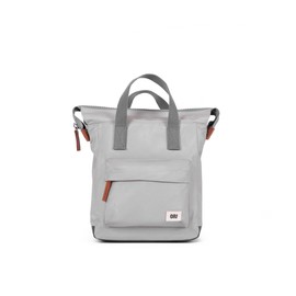 ORI LONDON Small Tote Bag Backpack - Nylon Tote Backpack for Women & Men - Wide Mouth, Chunky Zippers - The Bantry, Mist