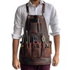 Leather Apron With 12 Tools Pockets Heat And Flame Resistant