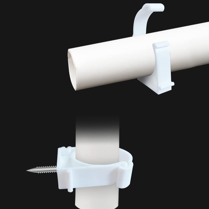 HLIWS 12PCS Inner Diameter 40mm,Plastic Water Pipe Fixed Clips,Tubing Clips,Universal