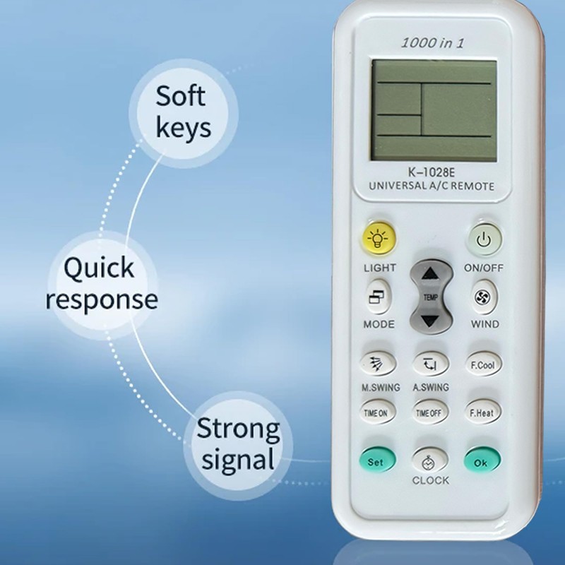 Generic K-1028E Universal Air Conditioner A/C Remote Control,Fit for Haier,