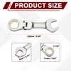 sourcing map 2pcs Flex Head Ratchet Wrench Spanner 11/16" SAE