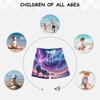 Boys Swim Trunks Wolf Howling in Moon Night Beach Board