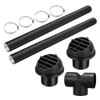 75mm Car Heating Pipe Duct T Piece Warm Air Outlet