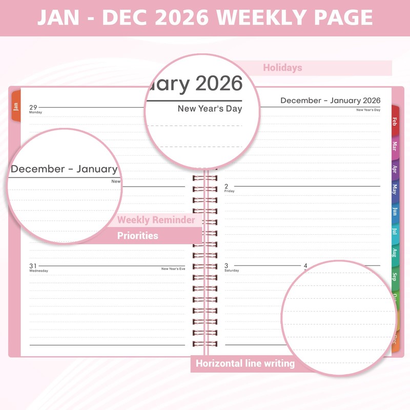 2026 Planner - 2026 Planner Weekly and Monthly from Jan.