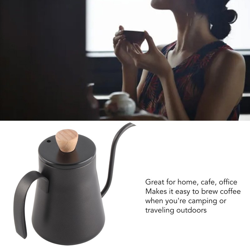 Coffee Kettle 304 Stainless Steel Gooseneck Spout Coffee Pot with