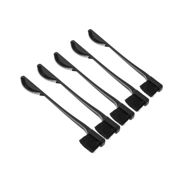VICASKY 5pcs Dual-sided Makeup Brush for Eyebrows and Lashes Multifunctional