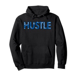 CaliDesign Blue Bandana Print Clothing Hustle Pullover Hoodie