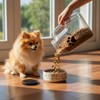 Morezi Dog cat Food Storage Container for Dry Food lid