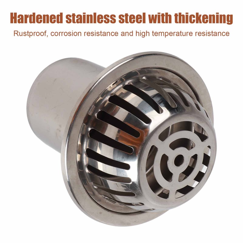 Roof Floor Drain Stainless Steel Non Blocking Balcony Outdoor Rain