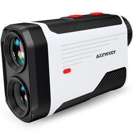 Golf Rangefinder with Slope - 1300/1500 Yards Laser Range Finder for Golf & Hunting, 7X Magnification, High-Precision Flag Locking Vibration, Rechargeable, IP54 Waterproof, Built-in Magnetic Strip