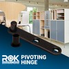 5 Pack Rok Hardware Center Pivoting Hinge, Hidden Door Kit,
