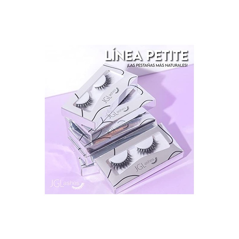 Pestaña petite 7, efecto 3D, largo de 10 mm, reutilizables
