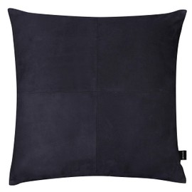 KUIRMODA Lambskin Leather Pillow Cover - Decorative Sofa Cushion Case - Throw Covers for Living Room & Bedroom, 18x18 Inches - Royal Blue Plain Pack of 1