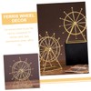 Gatuida Sturdy Ferris Wheel Model Home Decor Ornament for Wedding