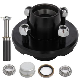 SCITOO Wheel Hub Wheel Bearing Assembly fit Boat Trailer Hub Axle Kit 4 on 4 Bolt Circle Wheel Hub Kit 2000lb Axle 4 Bolt Lug Greased Bearings L44649 1-1/16 Idler Hubs 0 Wheel Hub Bearings 1pc