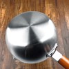 Milk Warmer Pot Stainless Steel Prevent Sticking Wooden Handle Thickened