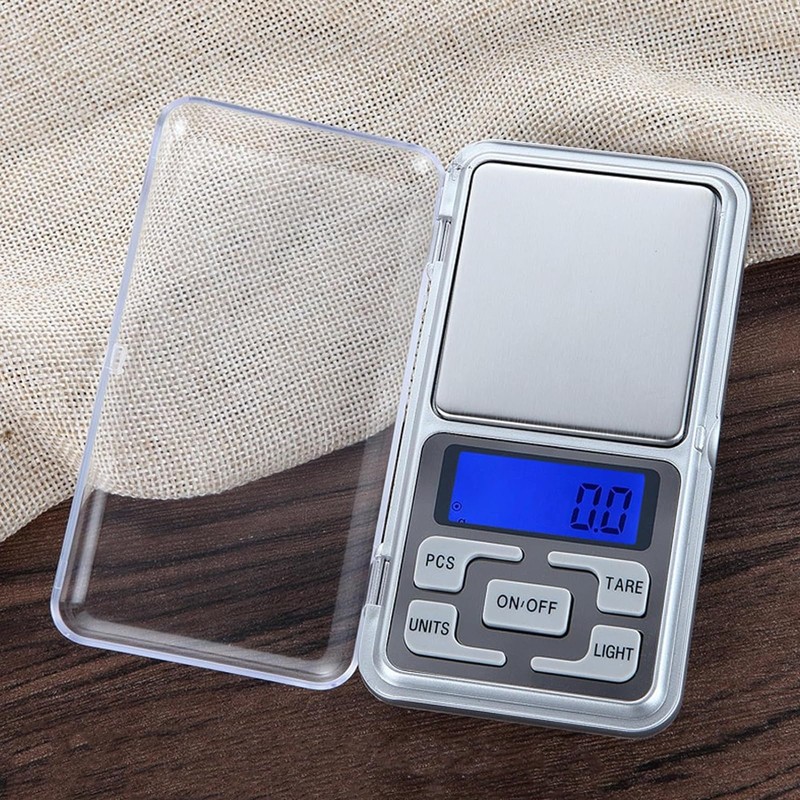 ALLVD Pocket Digital Scale, Portable Scale, 0.004 - 17.6 oz