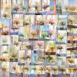 World Scenery Stickers for Laptop (50 PCS),Gift for Children Teens Adults Girl Boys,Waterproof Stickers for Water Bottle,World Travel Vinyl Stickers for Scrapbook,Skateboard,Bike,Phone,Dairy