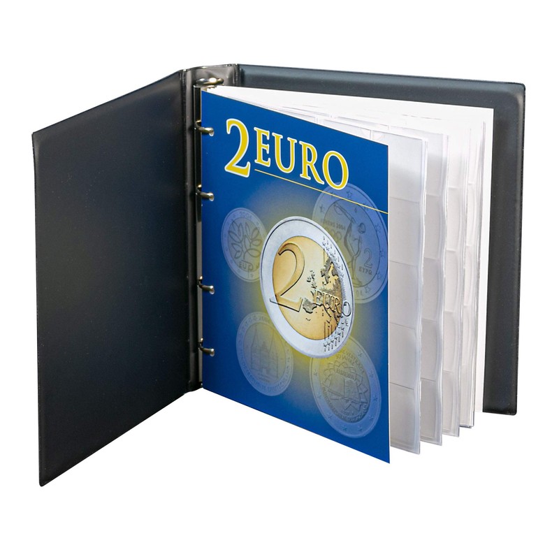 LINDNER Das Original Album per monete da 2 euro con