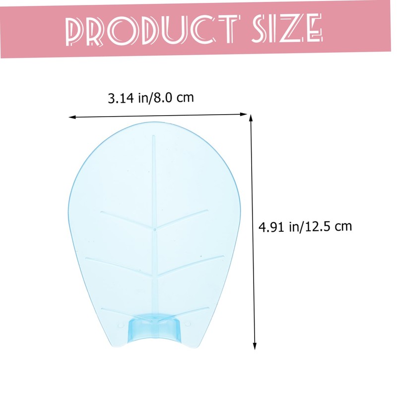 SHOWERORO 5pcs Plastic Fan Blades Durable Replacement Parts for Table