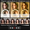 10" Selfie Ring Light with 73" Tripod Stand & 1