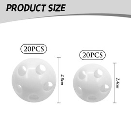 TVSVKWE 40 Pieces Of Plastic Rattle, Baby Toy Accessories, Plush Toy Filling Material, Diy Toy Materials.