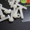 50 x Nylon Flat Head Cross Head Plastic Machine Screws