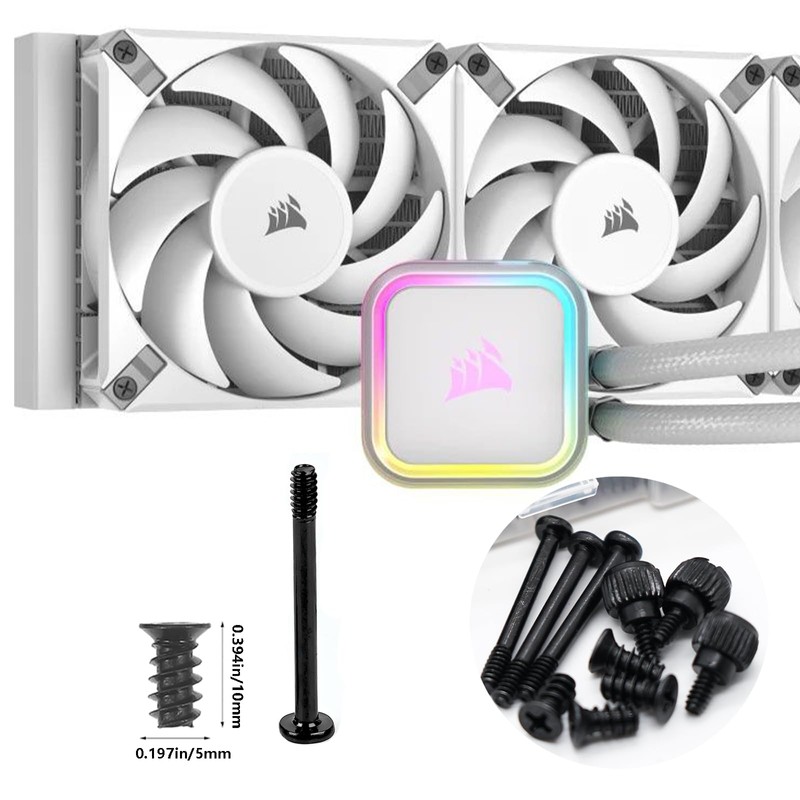 Nivithi 160 PCS Computer Screws PC Fan Screws Kit,Case Fan