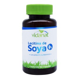 Lecitina de Soya 60 cápsulas Vidanat