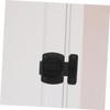 Operitacx Slide Bolt Latch for Doors Black Easy to Install
