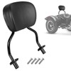 DSISIMO Motorcycle Passenger Backrest Sissy Bar Compatible with for Harley