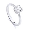 925 Sterling Silver 1.50ct Cubic Zirconia Solitaire Engagement Ring size