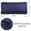 PiccoCasa Brushed Ruffle Pillowcases Soft Breathable Pillow Cases with Envelope