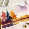 YOKIVE 100 Pcs Straight Pure Cotton Paper, Blank Cardstock Painting