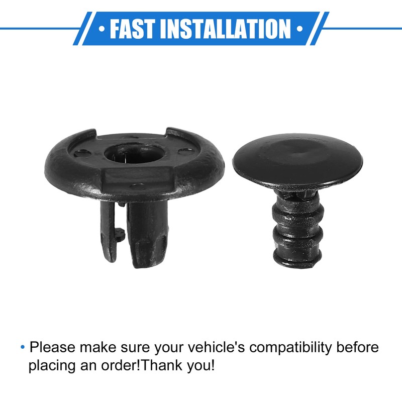 VekAuto 40 Pcs Fender Liner Clips Compatible for Honda, Durable