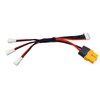 3X JST-PH2.0 to XT60 Parallel Battery Charging Cable 12cm for