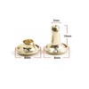 100 Pcs Leather Rivets, 8mm x 10mm Double Cap Rivets