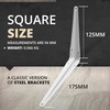 DOJA Barcelona Shelf Bracket for Shelves 4 Shelf Brackets White