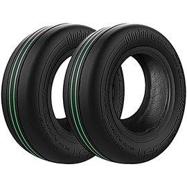 Gokart Front Wheel Tire for Compatible with Segway Ninebot Go Kart Kit/Kit2/GoKart Pro/Pro2 Replacements Kart Kit Refit Original Accessories (Front Wheel Tire 2pcs)