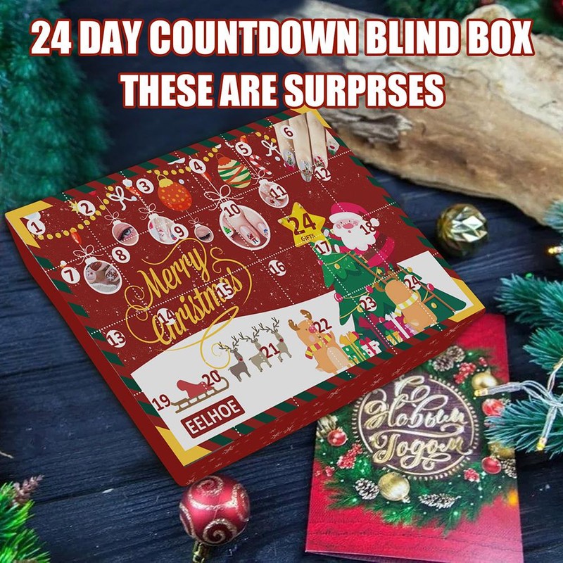 Christmas Countdown Calendar Beauty Blind Box Advent Calendar 24 Days