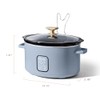 6 Quart Programmable Slow Cooker (Color : Cornflower Blue)
