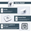 Chrome Valve Trim Kit, Replacement for T2471BL Genta LX Valve