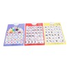 3pcs Sound Educational Posters Preschool Learning Poster Parent Child Interaction