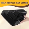 BALAPET Adjustable 3 Steps Litter Box Ramp with Filter Function,