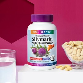 1 bottle of 210 large-capacity healthy liver milk thistle tablets / 대용량 건강한 간 밀크씨슬 210정 1병