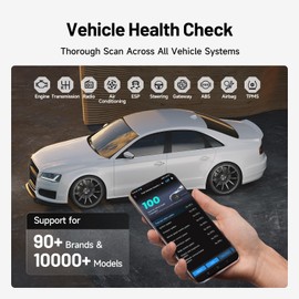 TOPDON Carpal OBD2 Scanner Bluetooth - Scanner for Car, AI-Assisted All System Diagnostic Tool for iOS & Android, Vehicle Health Check, 6 Maintenance Services, Smog Check, Repair Guide