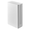 Yamazaki 5750 Stackable Slim Lidded Router Storage Case Long, White,